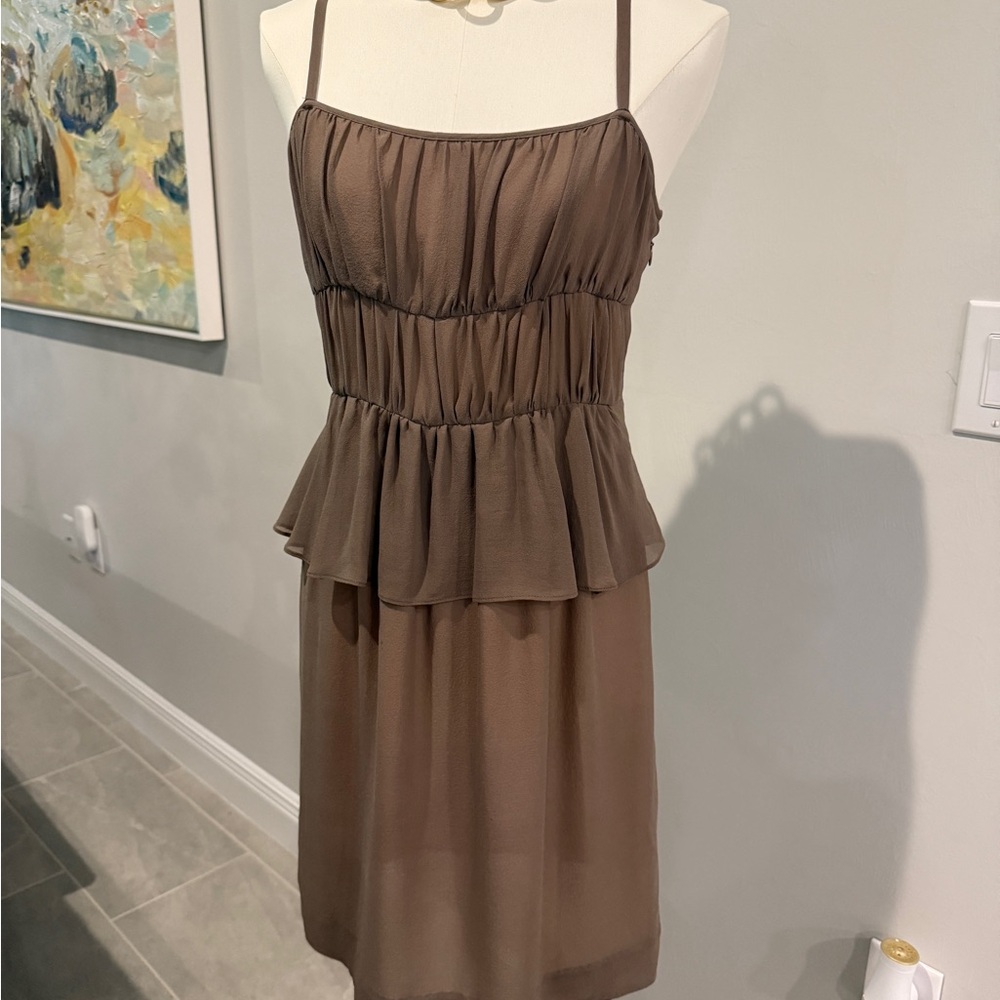 Anthropology Moulinette Soeurs Tan Sleeveless Top